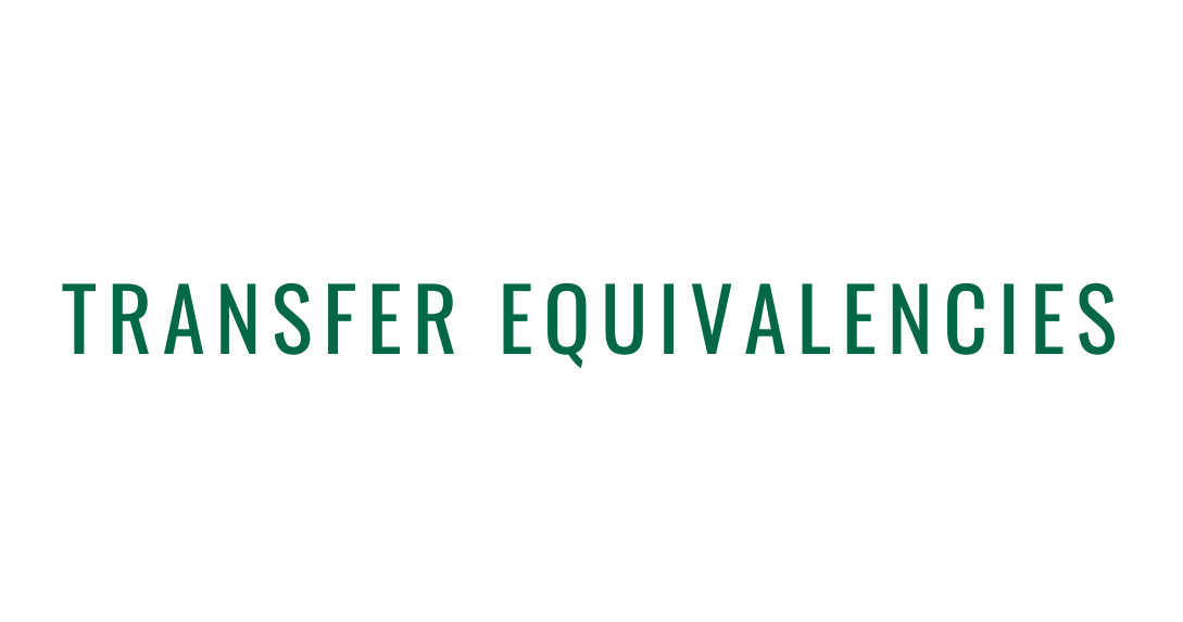 Transfer Equivalencies